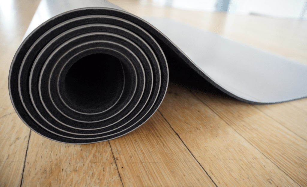 the ganges natural rubber & pu yoga mat (5mm non slip grip)