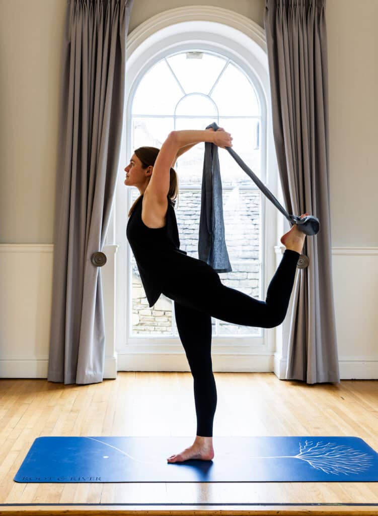 the danube natural rubber & pu yoga mat (5mm non slip grip)