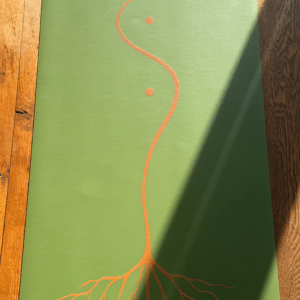 the amazon natural rubber & pu yoga mat (5mm non slip grip)