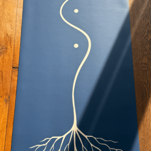 the danube natural rubber & pu yoga mat (5mm non slip grip)
